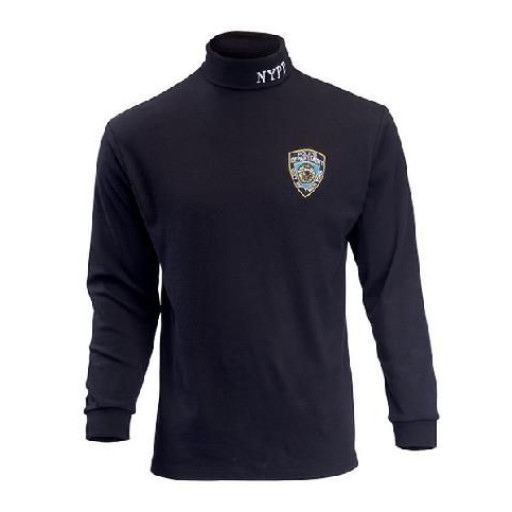 Urban Patrol 100% Cotton Turtleneck w/ NYPD Embroidery